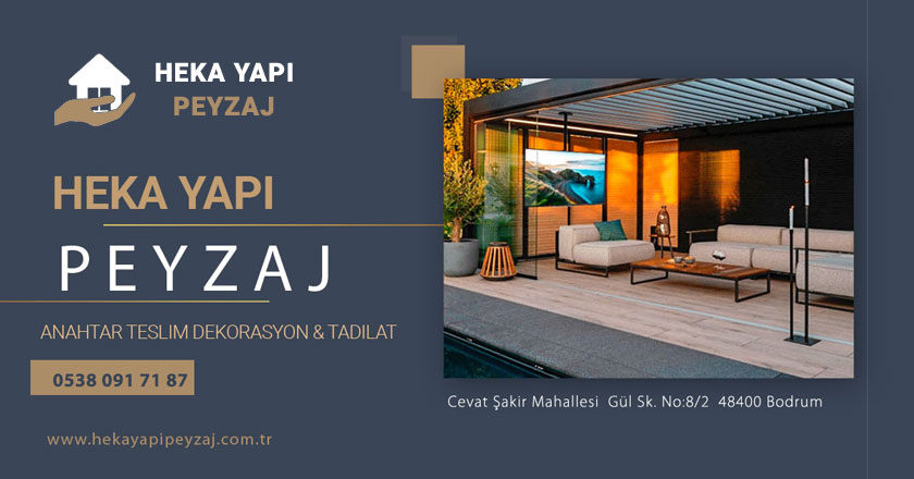 Heka Yapı Peyzaj Tadilat Sırma Derya Su Rent A Car Bodrum